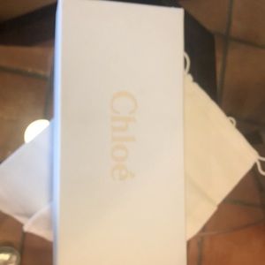 Chloe shoe box 2 dust bags